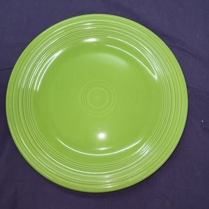 Fiesta. Chartreuse.  Dinner plate